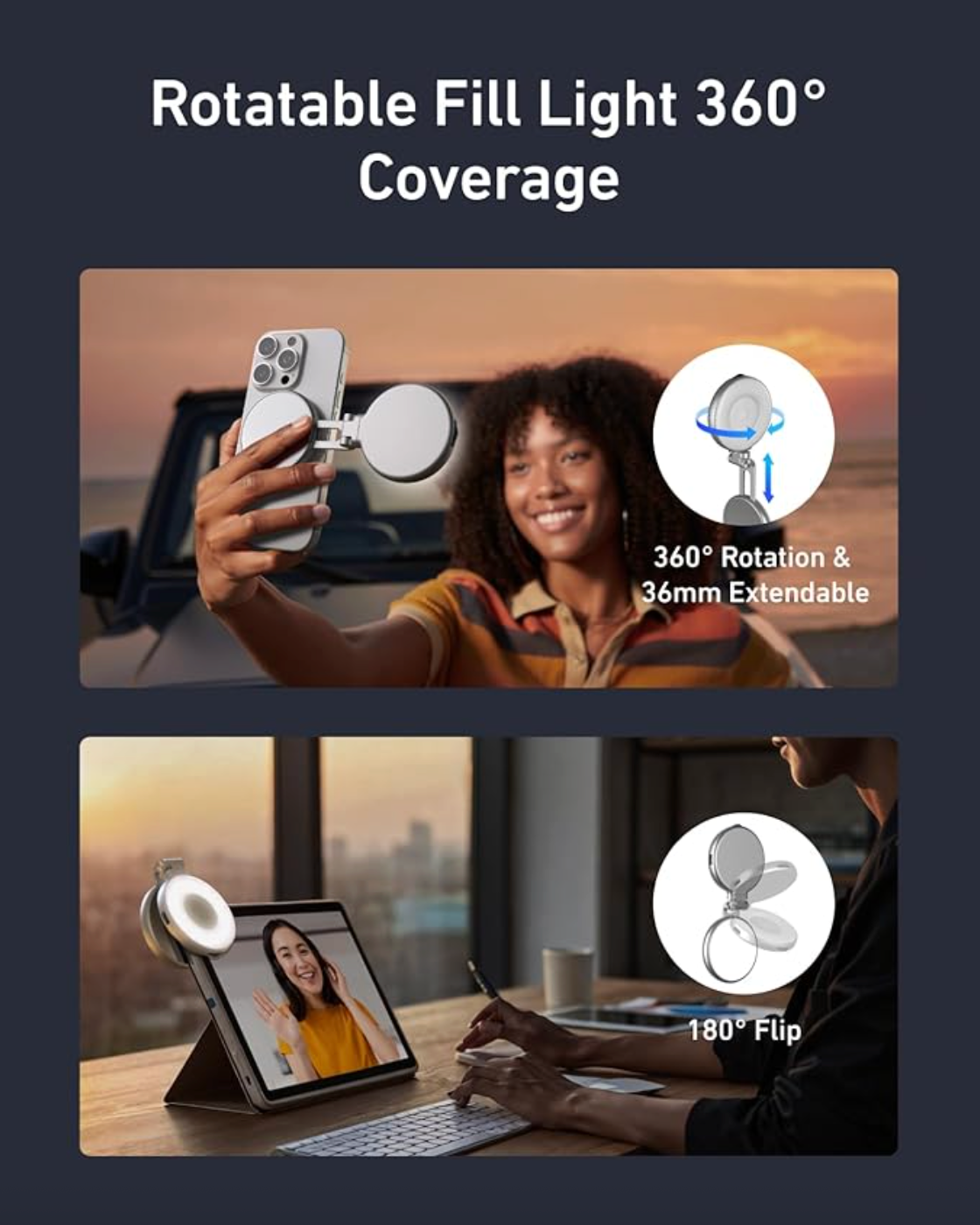Magnetic Camera Grip