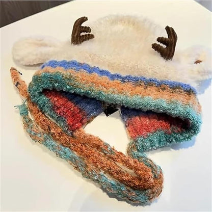 Festive Reindeer Beanie