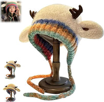 Festive Reindeer Beanie