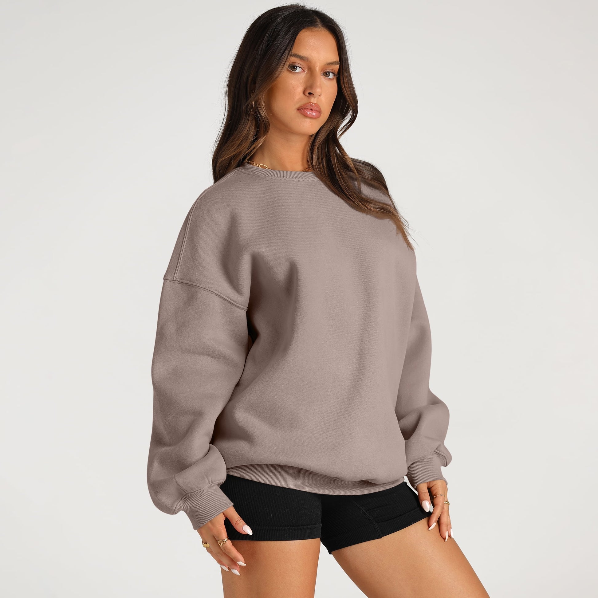 Oversized Sweatshirts for Women Crewneck Y2K Hoodies Sweaters Casual Tops Comfy Fall Fashion Pullover Outfits Winter Clothes 2025